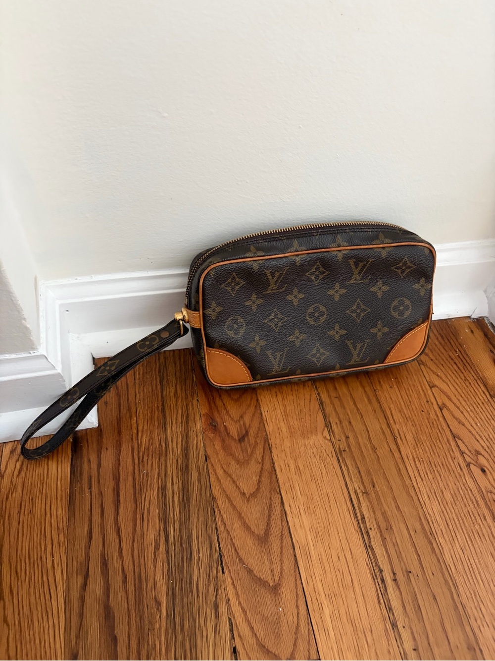 Louis Vuitton Monogram Marly Dragonne PM Clutch Bag